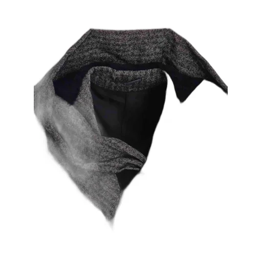 Linen/Wool Raised Herringbone Hoodie Jacket