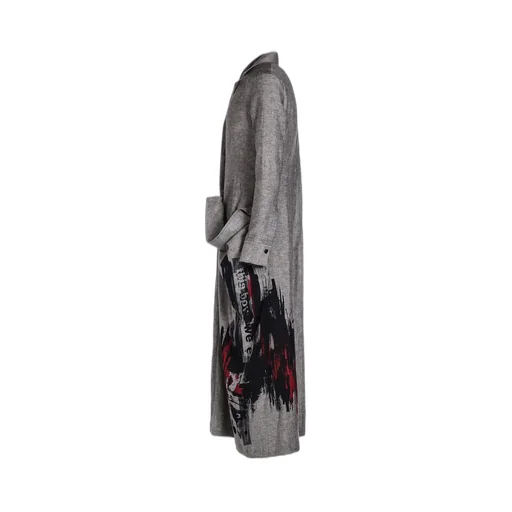 L/C Denim Female Print Left Cloth Dress