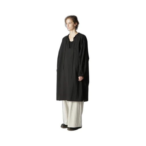 Powder Snow Wash Cotton Tunic Dress