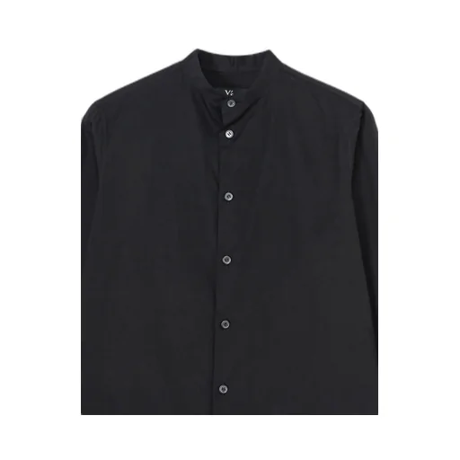 Cotton Lawn Stand Collar Pocket Blouse