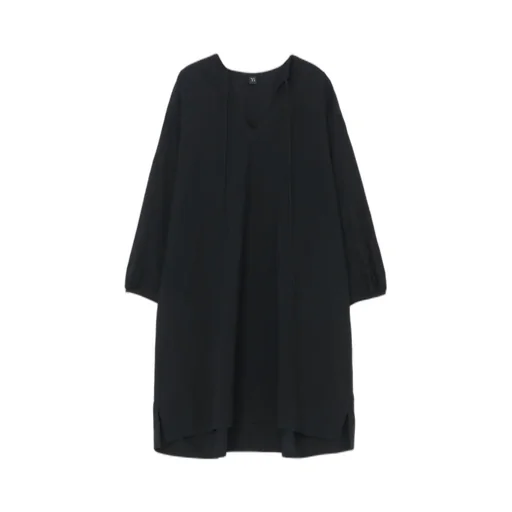 Powder Snow Wash Cotton Tunic Dress
