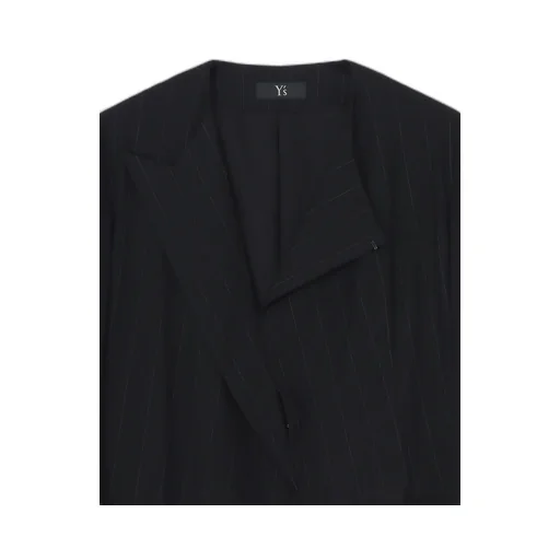 W/Ry Light Stripe Collar Less Jacket
