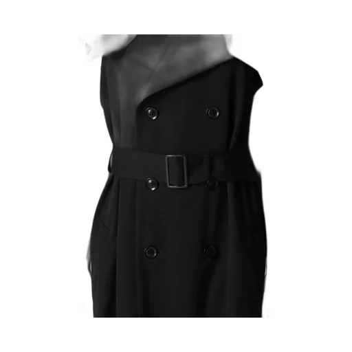Wool Gabardine Sailor Collar Coat