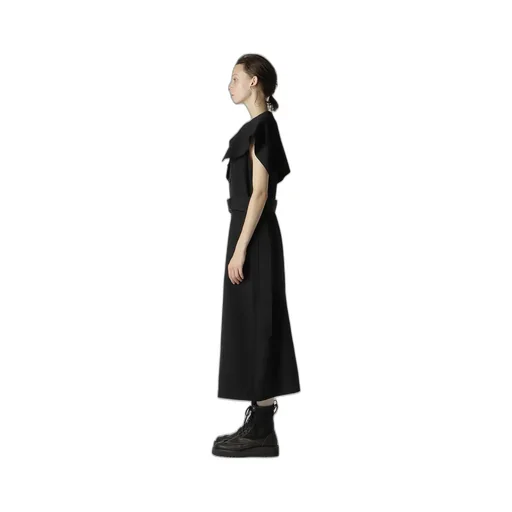 Wool Gabardine Sailor Collar Coat
