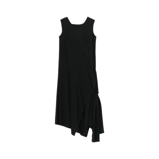 Rayon Broad Left Tie Dress