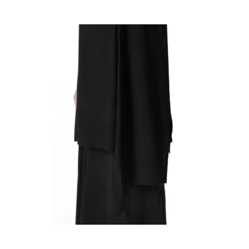 Rayon Broad Left Front Slit Blouse