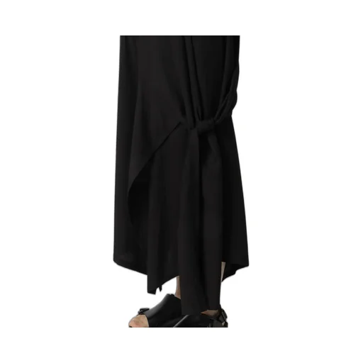 Rayon Broad Left Tie Dress