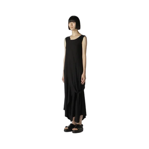 Rayon Broad Left Tie Dress