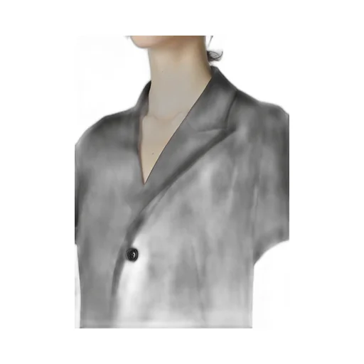 Rayon Linen Asymmetric Shirt Jacket
