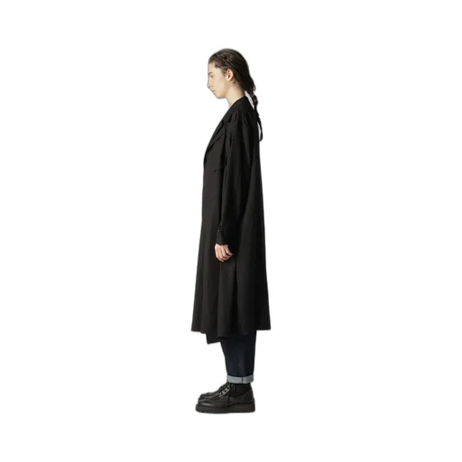 Rayon Linen Left Front Double Layered Coat