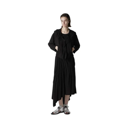 Rayon Twill Gathered Blouson