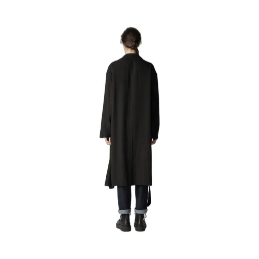 Rayon Linen Left Front Double Layered Coat