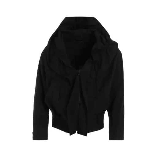 Rayon Twill Gathered Blouson