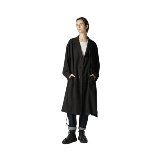 Rayon Linen Left Front Double Layered Coat