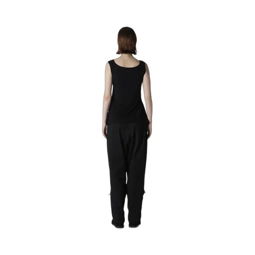 Cupro Dungaree Twill Crochet Combination Blouse