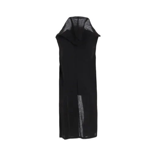 Rayon/Linen Sheeting Hoodie Vest