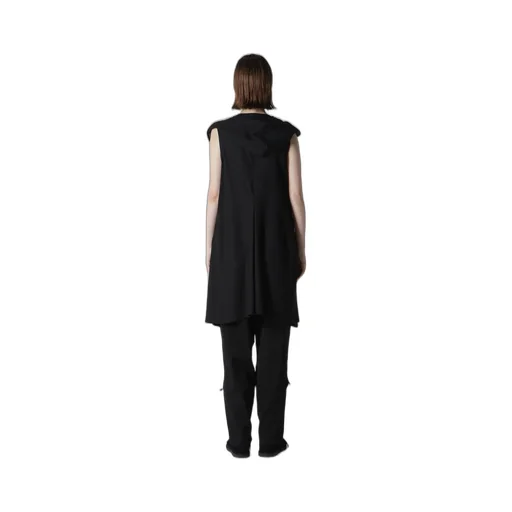 Rayon/Linen Sheeting Hoodie Vest