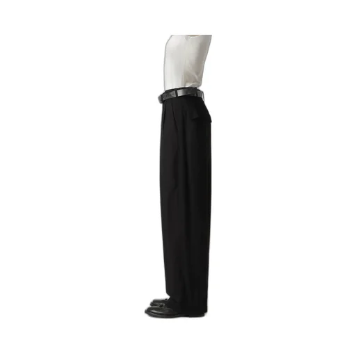 Rayon Viyella Double Tucked Wide Pants