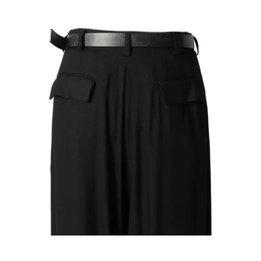 Rayon Viyella Double Tucked Wide Pants