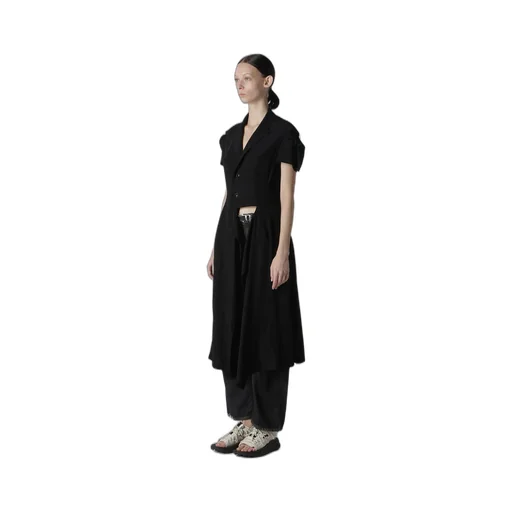 Cupro/Dungaree Baller Lace Square Cloth Sleeve Jacket