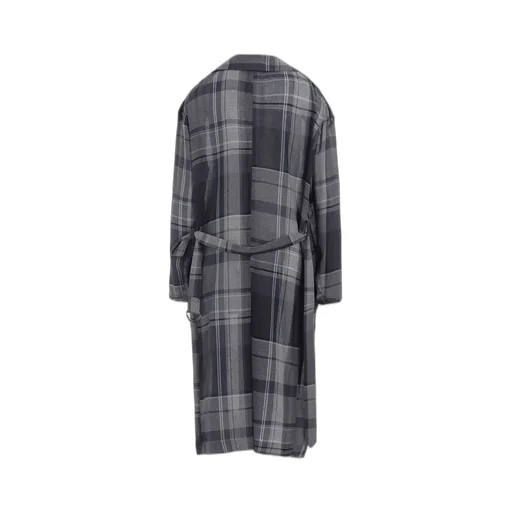 Gauze Plaid Big Jacket