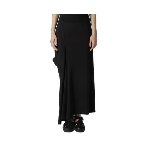 Rayon Cupro Right Side Marmaid Flare Skirt