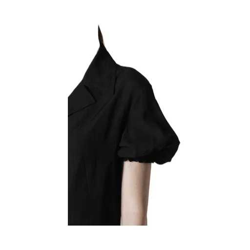 Cupro/Dungaree Baller Lace Left Side Gathered Dress