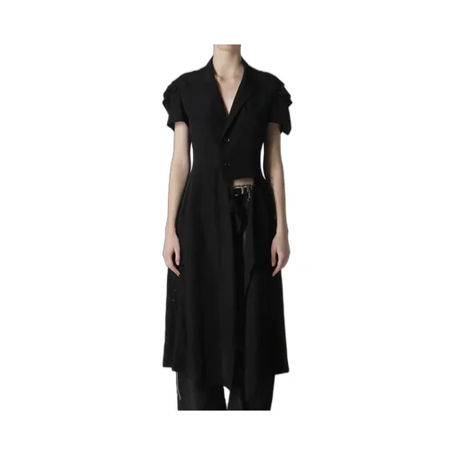 Cupro/Dungaree Baller Lace Square Cloth Sleeve Jacket