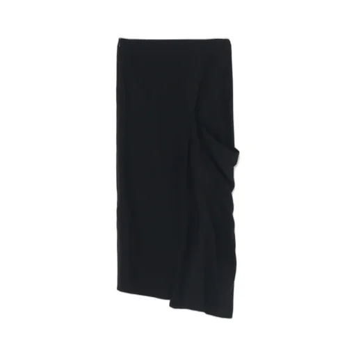 Rayon Cupro Right Side Marmaid Flare Skirt