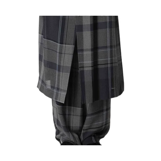 Gauze Plaid Big Jacket
