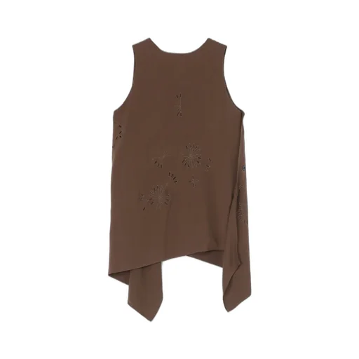 Sleeveless Wrap Top