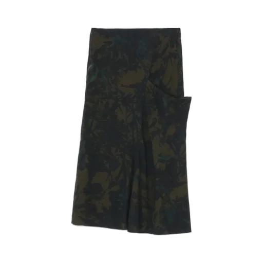 Withering Flower Right Side Marmaid Skirt