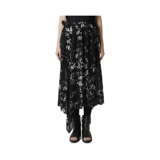 Rayon Georgette Asymmetric Skirt