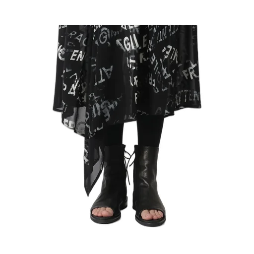 Rayon Georgette Asymmetric Skirt