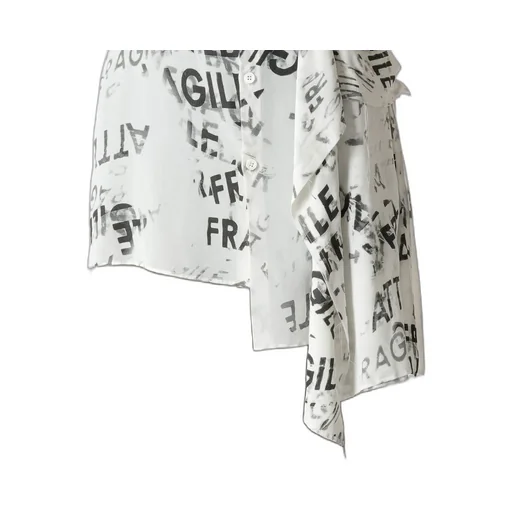 Rayon Georgette Sleeveless Flap Panel Top