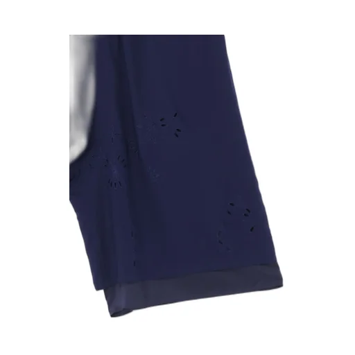 Drawstring Pants With Double Left Leg