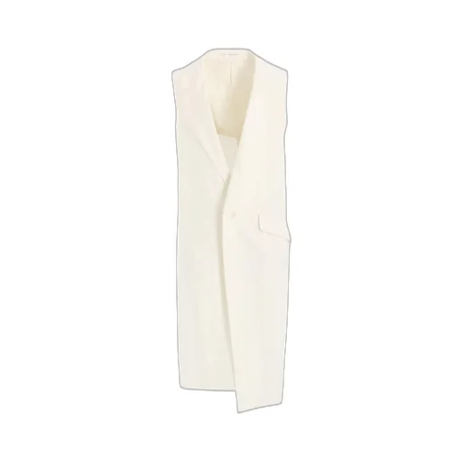 Ry/Li Canvas Sleeveless Asymmeteric Jacket