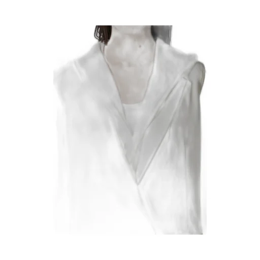 Ry/Li Canvas Sleeveless Asymmeteric Jacket