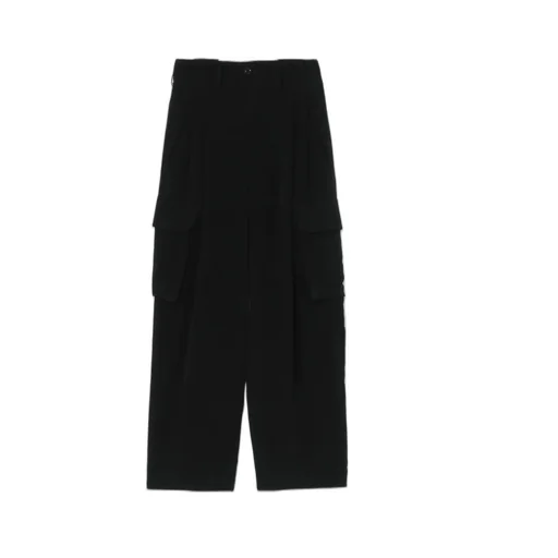 Crepe De Chine Cargo Pants