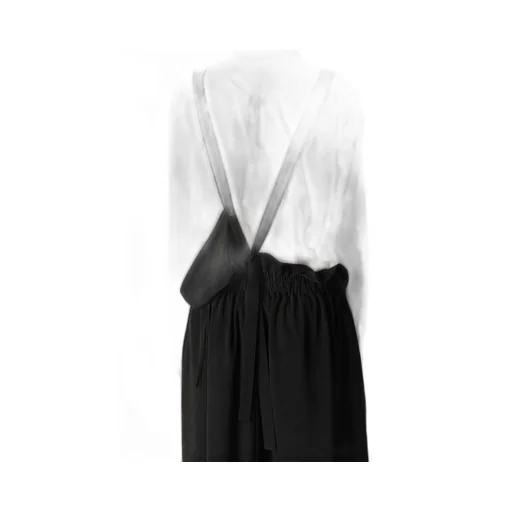 Crepe De Chine Gathered Jumper Dress