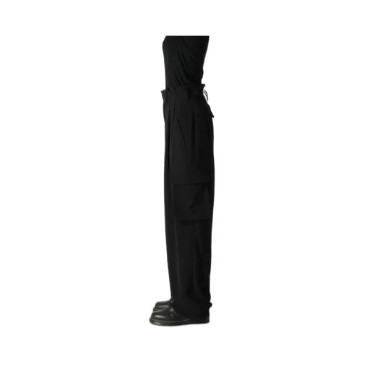 Crepe De Chine Cargo Pants