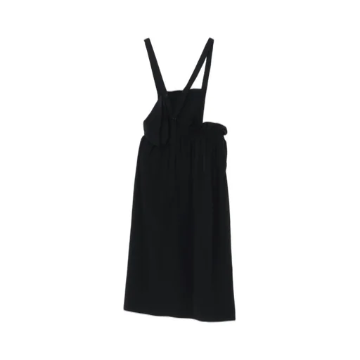 Crepe De Chine Gathered Jumper Dress