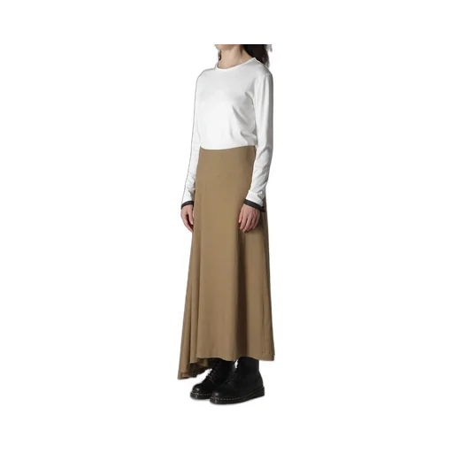 Ry/Li Canvas Asymmeteric Flare Skirt
