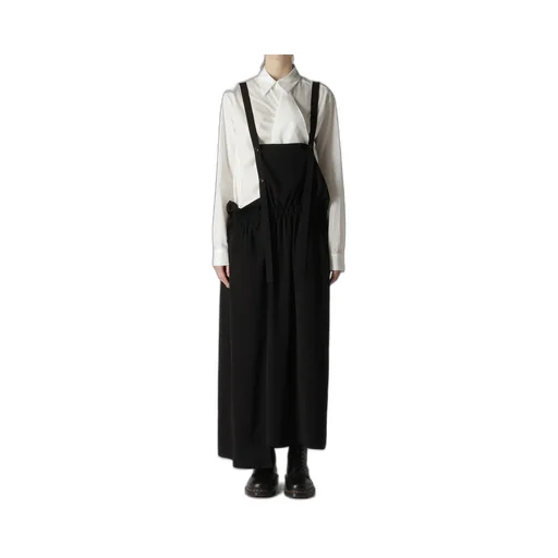 Crepe De Chine Gathered Jumper Dress