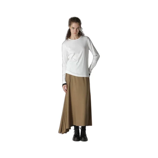 Ry/Li Canvas Asymmeteric Flare Skirt