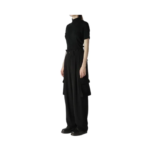 Crepe De Chine Cargo Pants