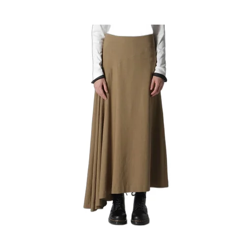 Ry/Li Canvas Asymmeteric Flare Skirt