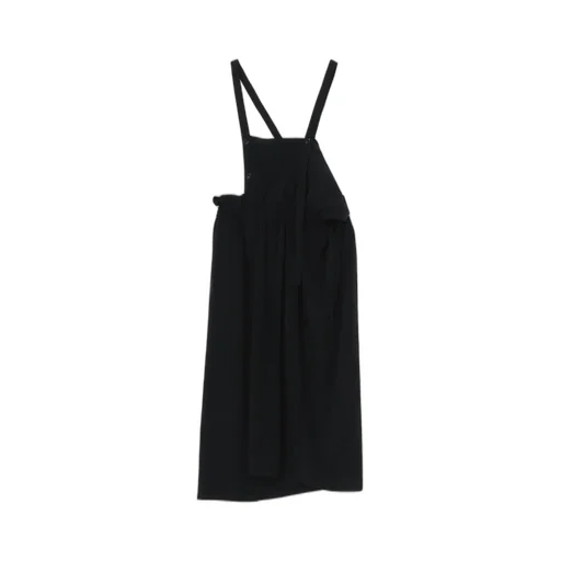 Crepe De Chine Gathered Jumper Dress