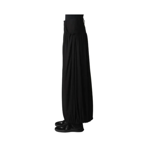 Black Denim Combination Skirt