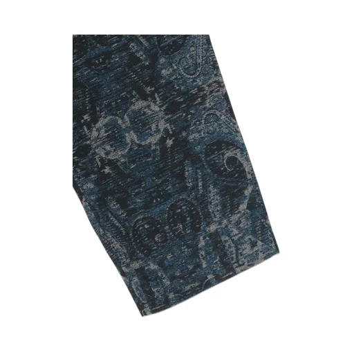 Cotton Heather Dungaree Jacquard Print Salopette Pants